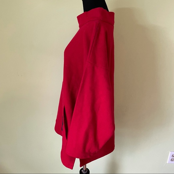 VINTAGE SEA SHELL DESIGNS RED WHALE APPLIQUE WOOL PULLOVER TOP SIZE MEDIUM RARE - Picture 3 of 8